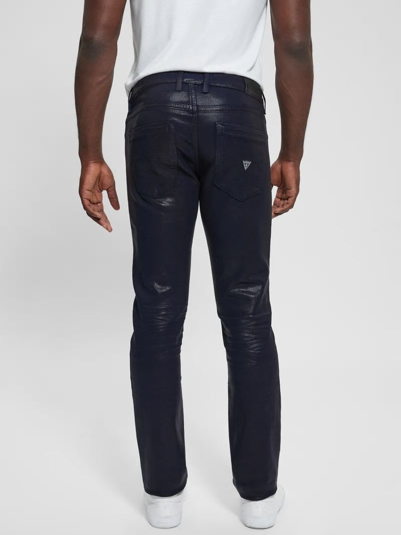 Guess Coated Tapered Jeans - Smart Blue Coated Guess Coated Tapered Jeans - Smart Blue Coated