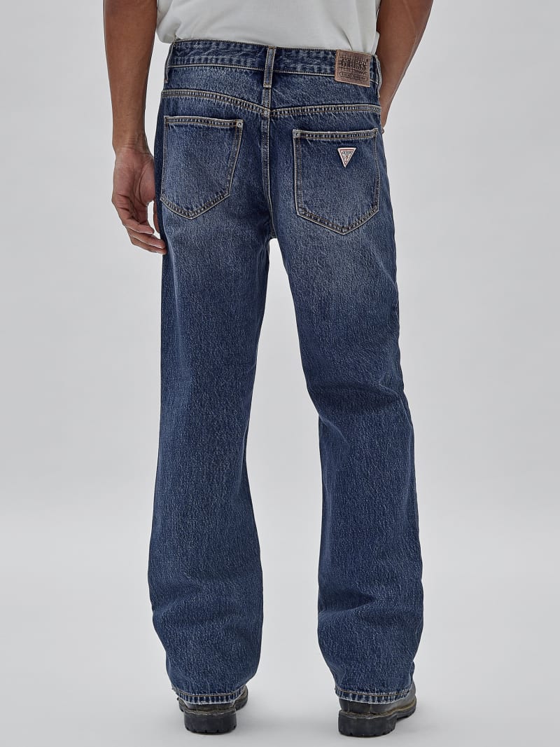 Guess GUESS Originals Kit Bootcut Jeans - Go Used Dark Medium Wash Guess GUESS Originals Kit Bootcut Jeans - Go Used Dark Medium Wash