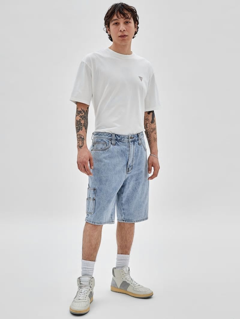 Guess GUESS Originals Denim Kit Carpenter Shorts - Go Michael Lt Wash Guess GUESS Originals Denim Kit Carpenter Shorts - Go Michael Lt Wash