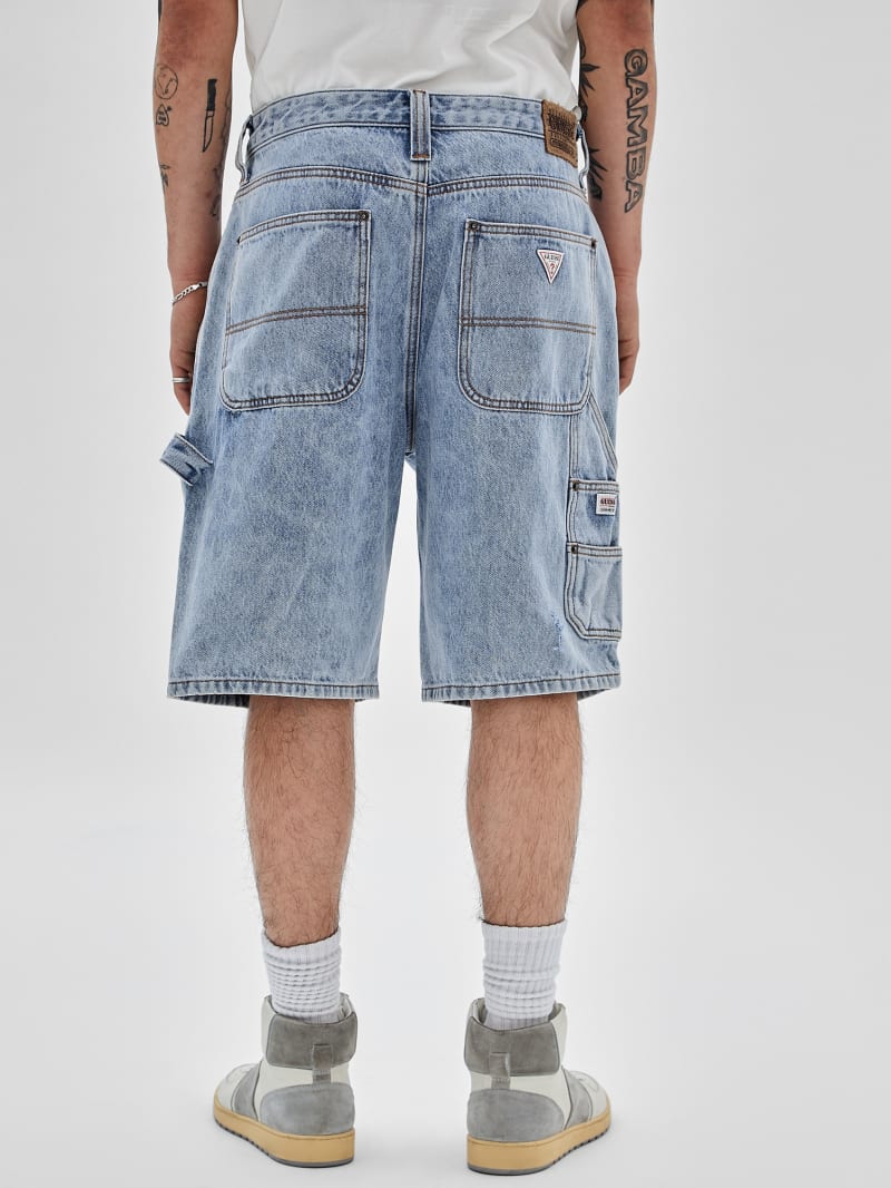 Guess GUESS Originals Denim Kit Carpenter Shorts - Go Michael Lt Wash Guess GUESS Originals Denim Kit Carpenter Shorts - Go Michael Lt Wash