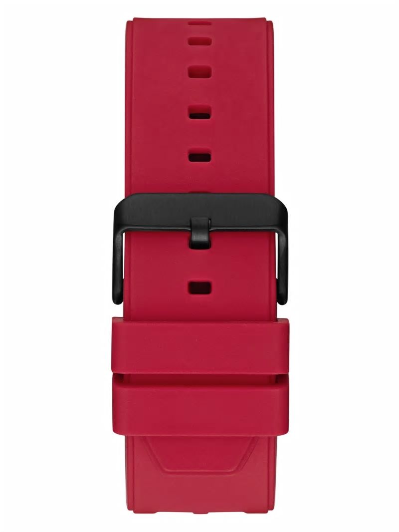 Guess Black and Red Multifunction Watch - Black & Red Combo Guess Black and Red Multifunction Watch - Black & Red Combo