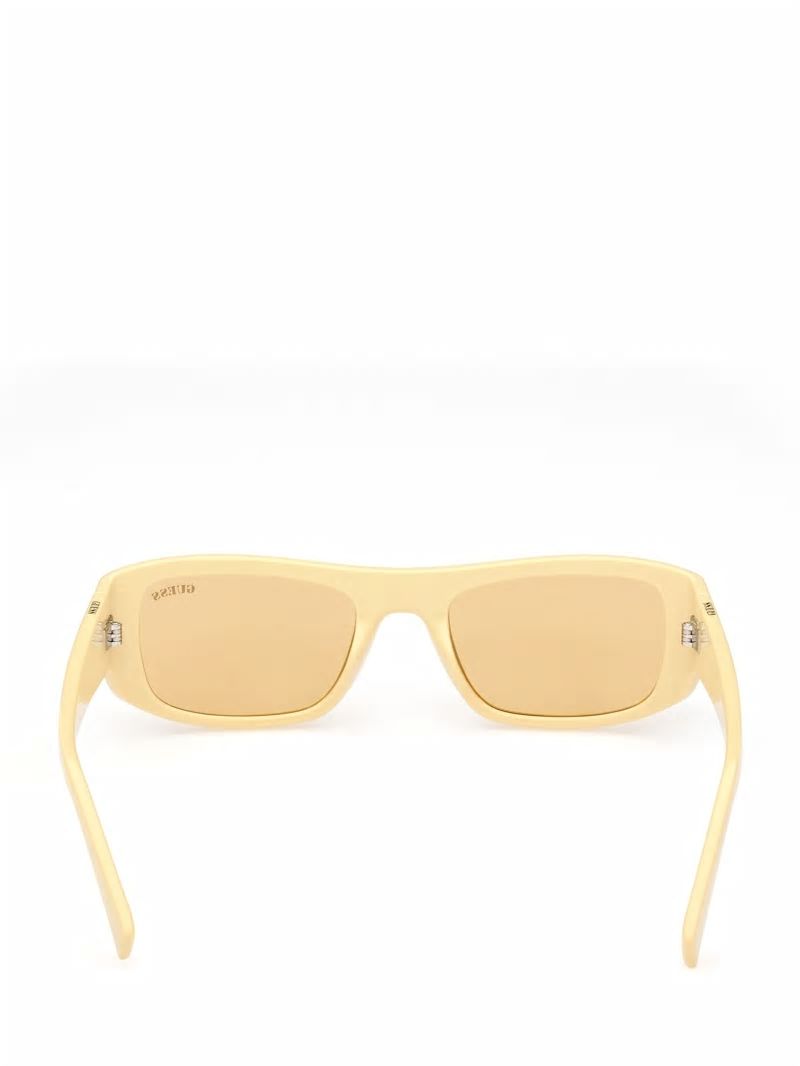 Guess GUESS Originals Rectangle Sunglasses - Yellow Guess GUESS Originals Rectangle Sunglasses - Yellow