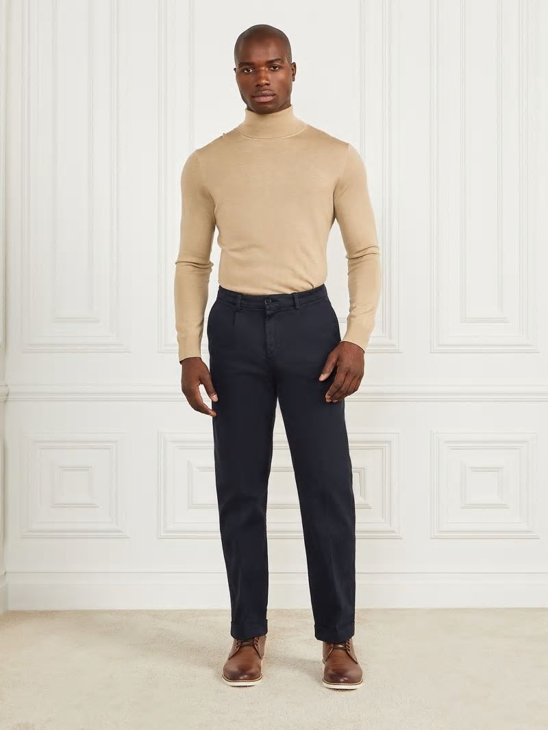 Guess Ethan Twill Roll-Up Chino Pant - Bleu éLéGant Guess Ethan Twill Roll-Up Chino Pant - Bleu éLéGant