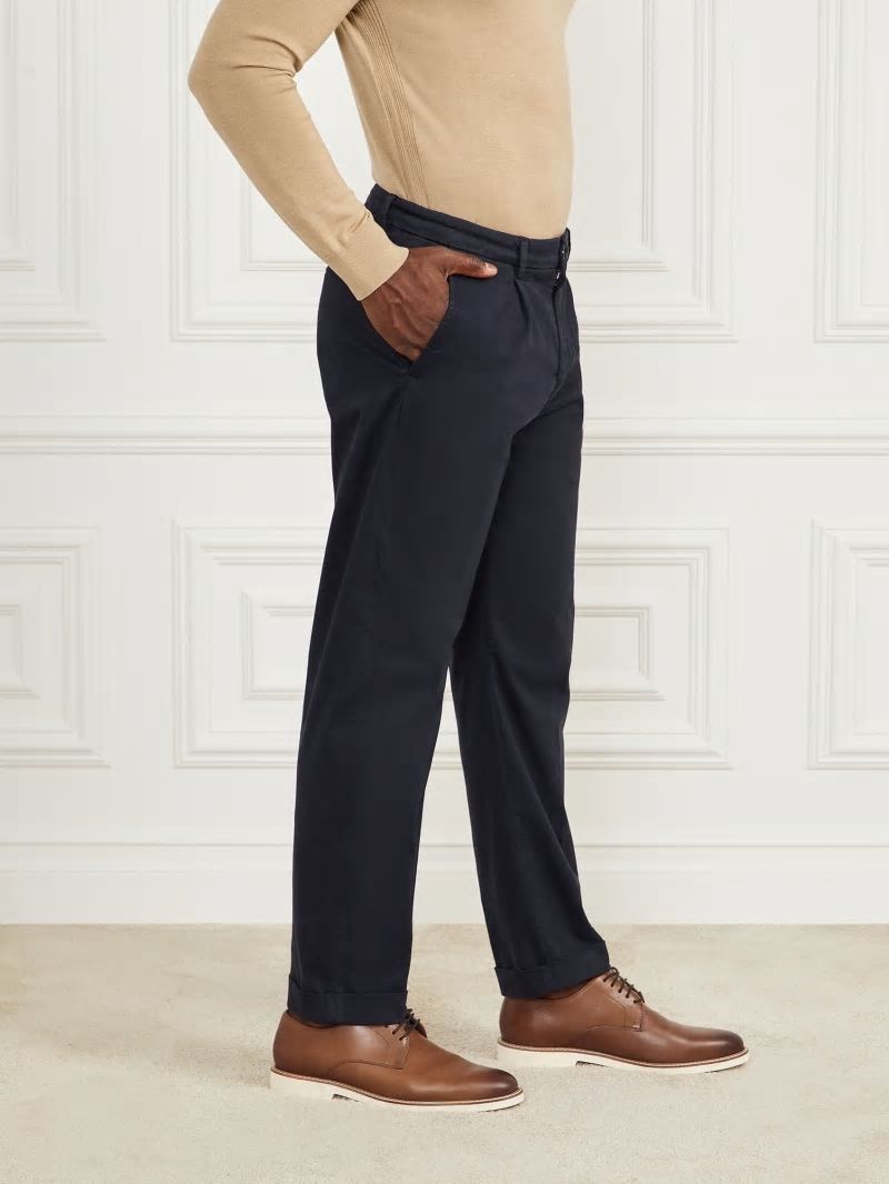 Guess Ethan Twill Roll-Up Chino Pant - Bleu éLéGant Guess Ethan Twill Roll-Up Chino Pant - Bleu éLéGant