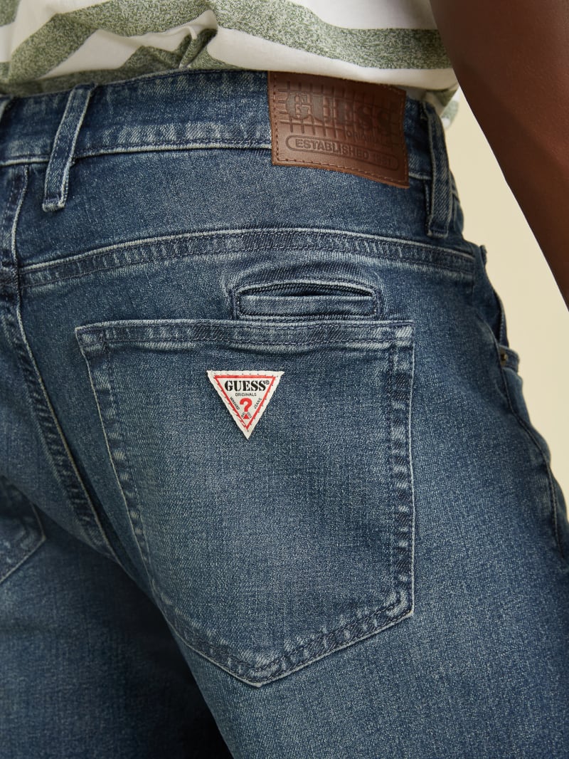 Guess GUESS Originals Tactical Slim Straight Jeans - Go Medium Wash Guess GUESS Originals Tactical Slim Straight Jeans - Go Medium Wash
