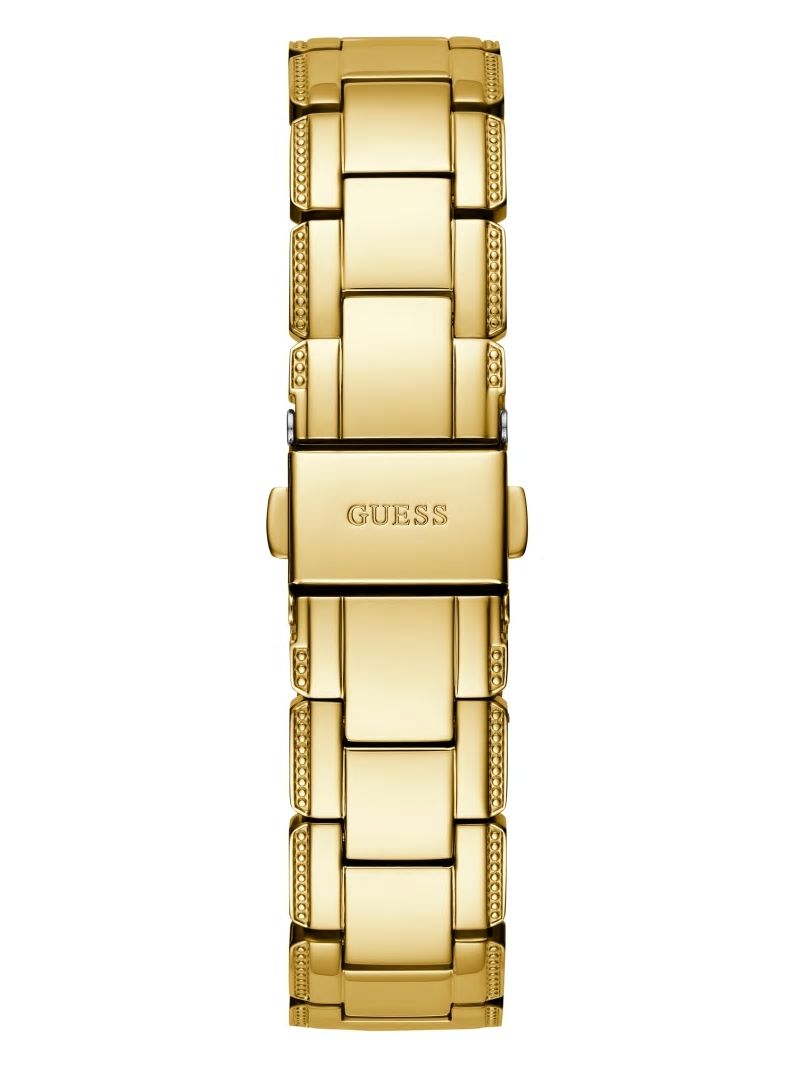 Guess Gold-Tone Transparent Analog Watch - Gold Guess Gold-Tone Transparent Analog Watch - Gold