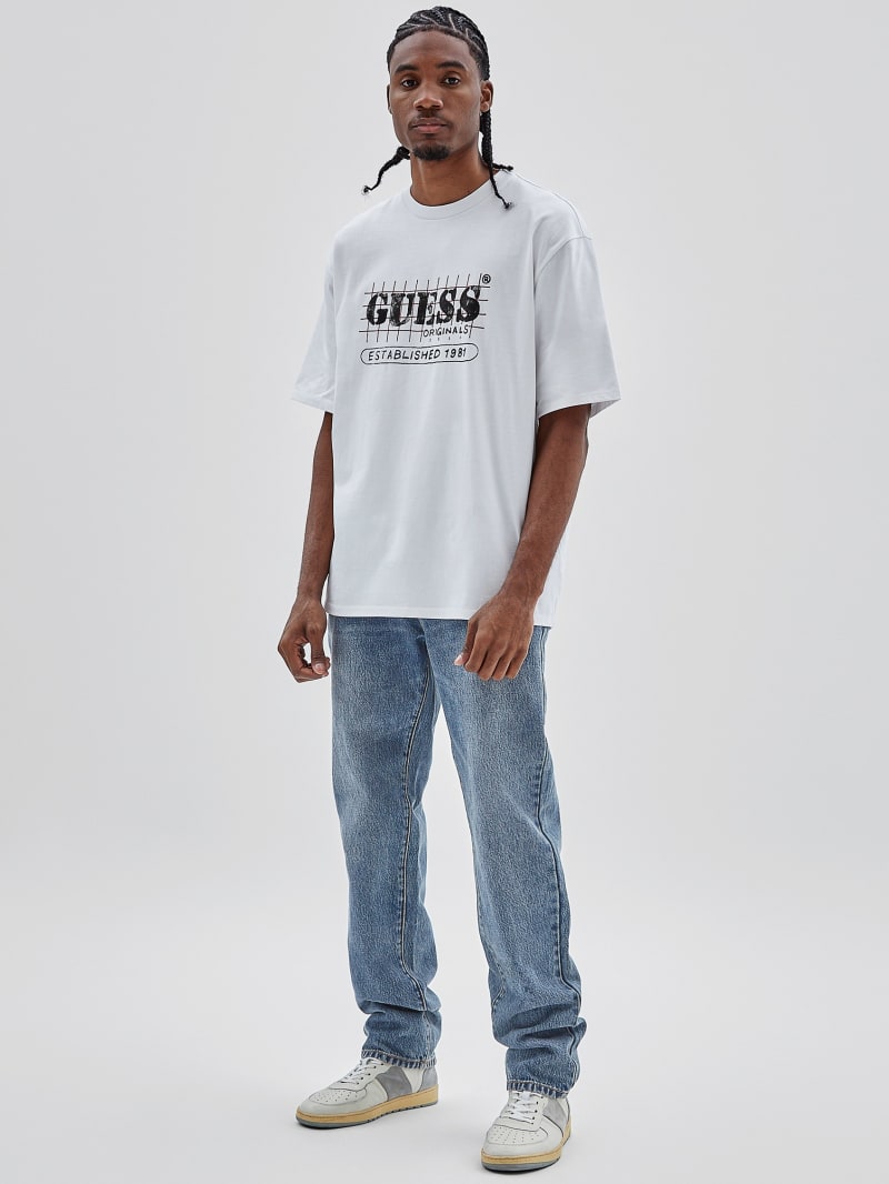 Guess GUESS Originals Denim Kit Straight Jeans - Go James Medium Wash Guess GUESS Originals Denim Kit Straight Jeans - Go James Medium Wash