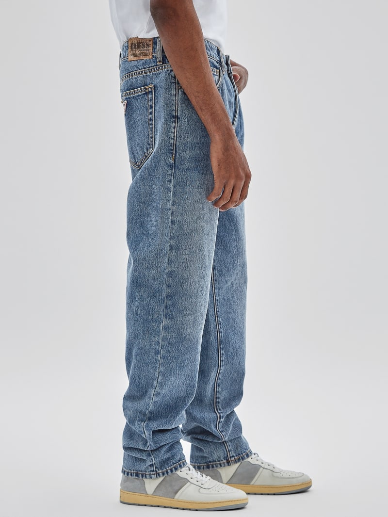 Guess GUESS Originals Denim Kit Straight Jeans - Go James Medium Wash Guess GUESS Originals Denim Kit Straight Jeans - Go James Medium Wash