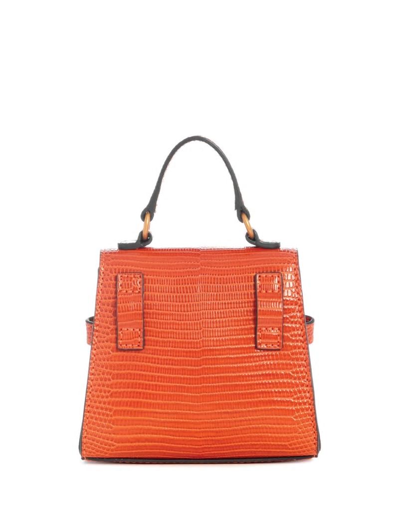 Guess Sestri Canvas Micro Mini Satchel - Nero Guess Sestri Canvas Micro Mini Satchel - Nero