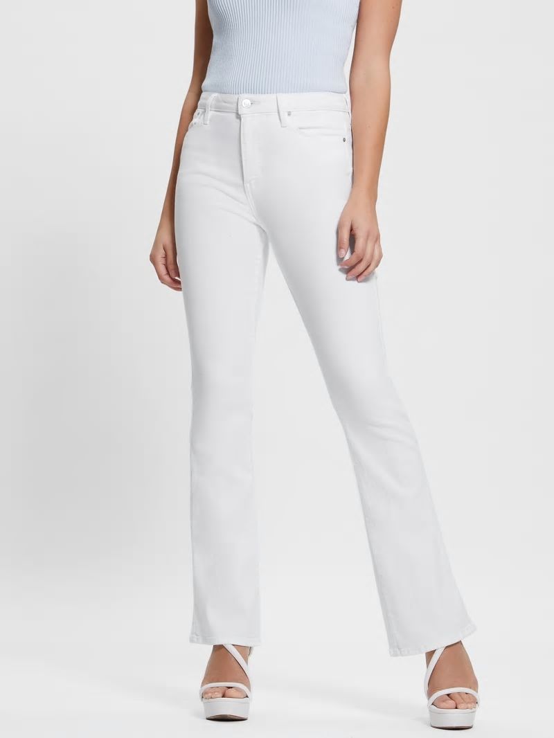 Guess Sexy Flared Jeans - Pure White Guess Sexy Flared Jeans - Pure White