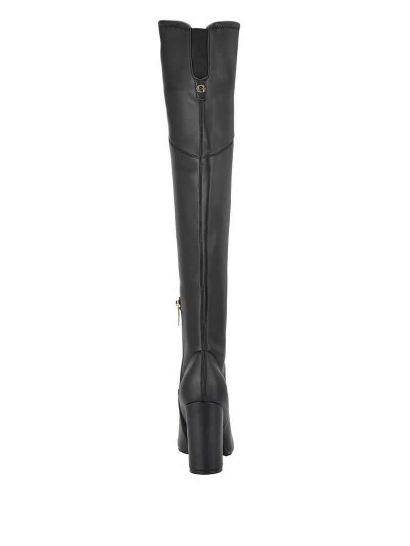 Guess Mireya Over-the-Knee Boots - Black Patent Guess Mireya Over-the-Knee Boots - Black Patent