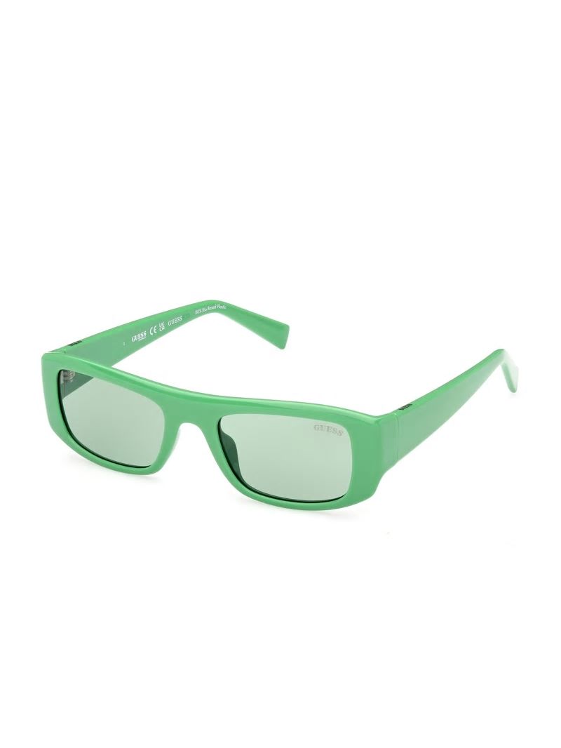 Guess GUESS Originals Rectangle Sunglasses - Green Guess GUESS Originals Rectangle Sunglasses - Green