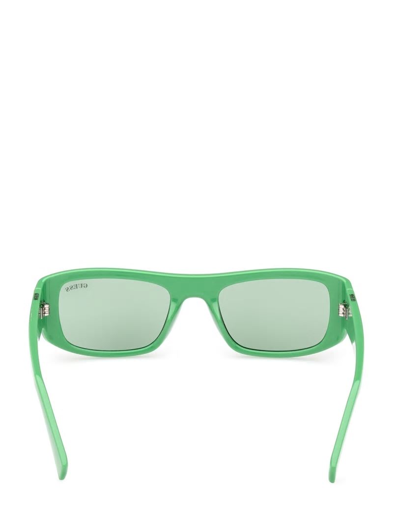 Guess GUESS Originals Rectangle Sunglasses - Green Guess GUESS Originals Rectangle Sunglasses - Green