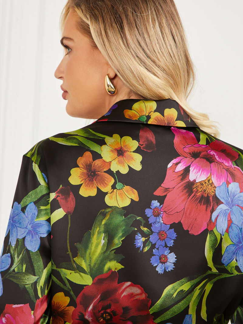 Guess Melissa Printed Blouse - Boldly Blooming Print Guess Melissa Printed Blouse - Boldly Blooming Print
