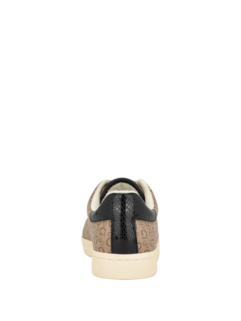 Guess Lomynz Logo Sneakers - Light Brown Guess Lomynz Logo Sneakers - Light Brown