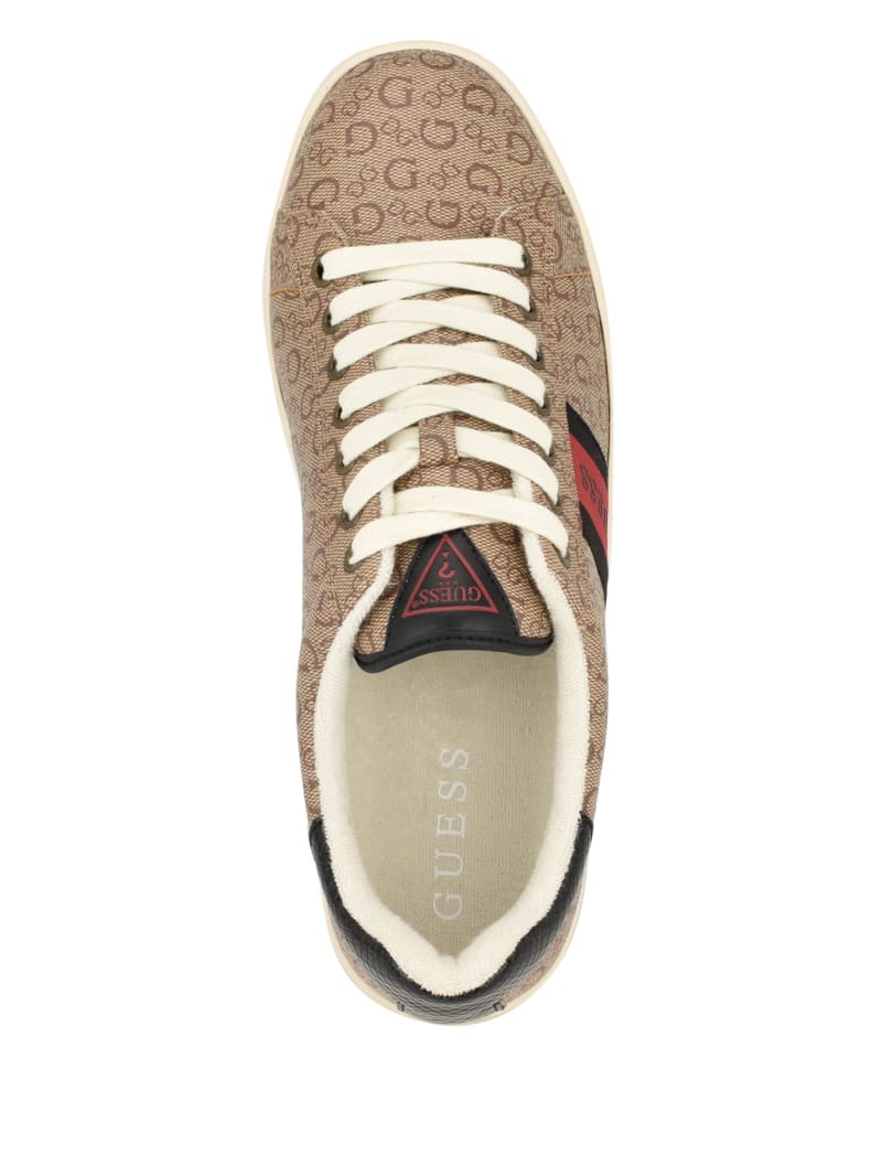 Guess Lomynz Logo Sneakers - Light Brown Guess Lomynz Logo Sneakers - Light Brown