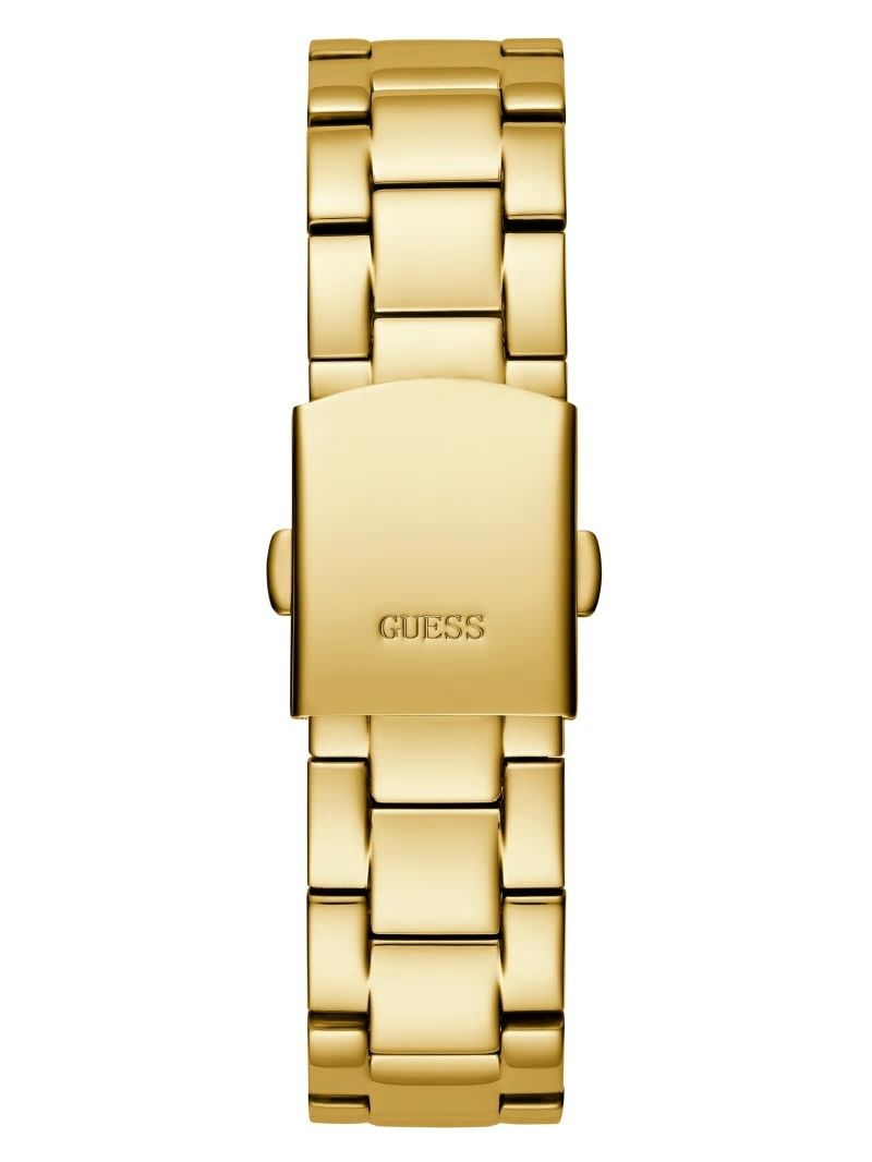 Guess Gold-Tone and Rainbow Multifunction Watch - Gold Guess Gold-Tone and Rainbow Multifunction Watch - Gold