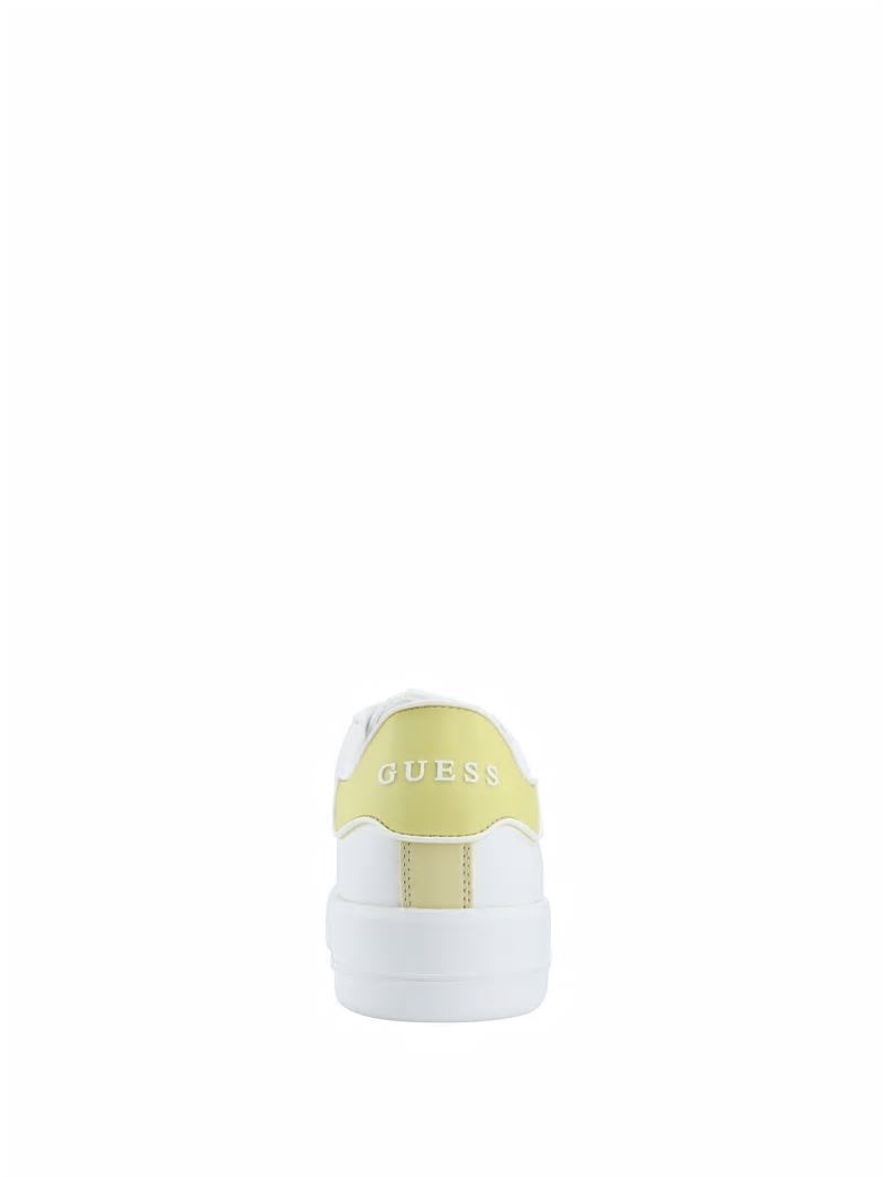 Guess Rockies Pop Heel Sneakers - Ivory Guess Rockies Pop Heel Sneakers - Ivory