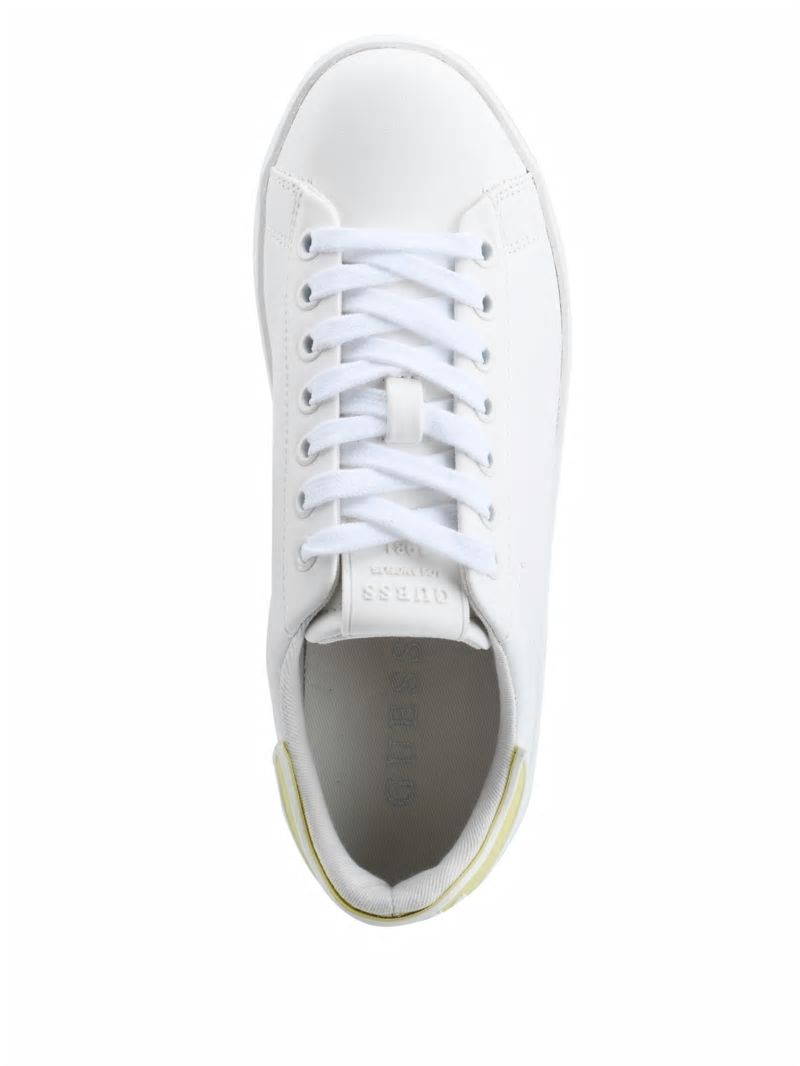 Guess Rockies Pop Heel Sneakers - Ivory Guess Rockies Pop Heel Sneakers - Ivory