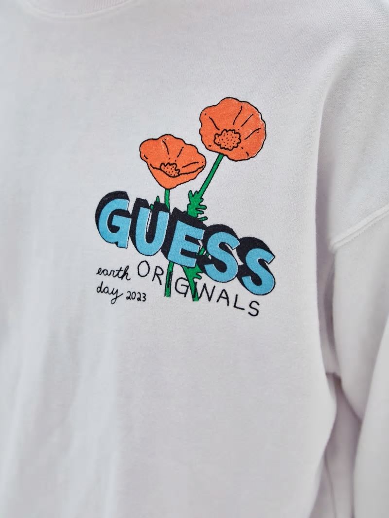 Guess GUESS Originals Eco Earth Day Floral Tee - Pure White Guess GUESS Originals Eco Earth Day Floral Tee - Pure White