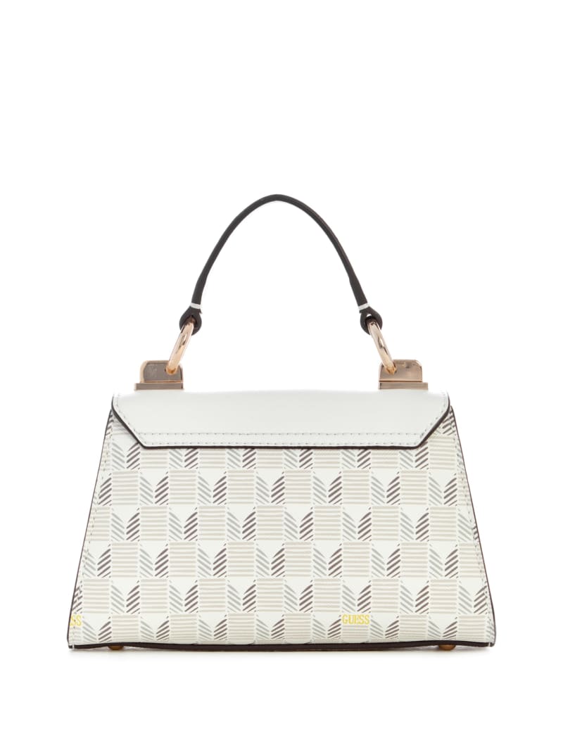 Guess Hallie Mini Fold-Over Flap Bag - Steel Guess Hallie Mini Fold-Over Flap Bag - Steel