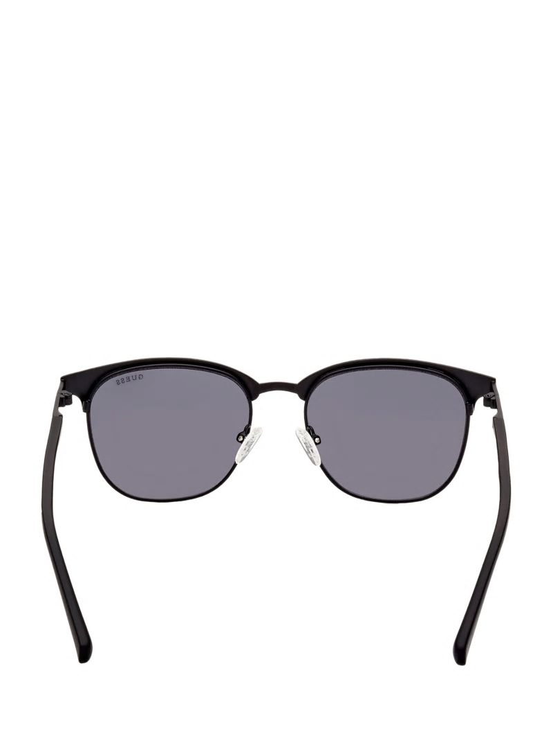 Guess Clubmaster Metal Sunglasses - Black Guess Clubmaster Metal Sunglasses - Black