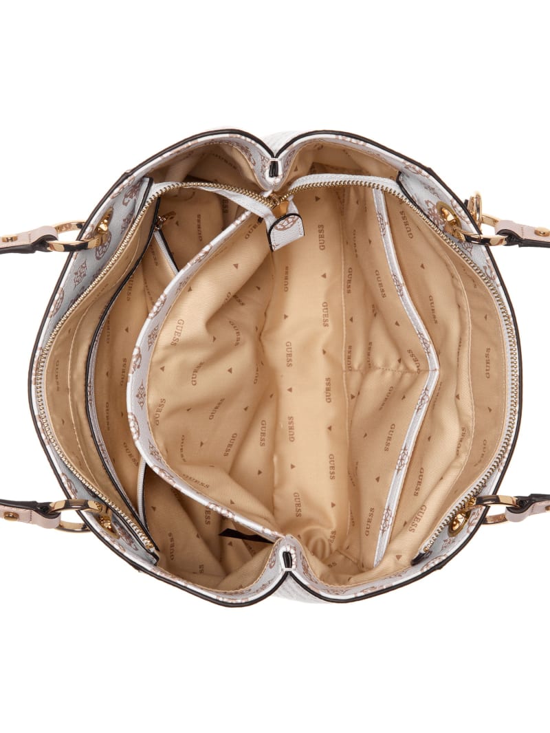 Guess Noelle Peony Logo Small Noel Tote - Willow Guess Noelle Peony Logo Small Noel Tote - Willow