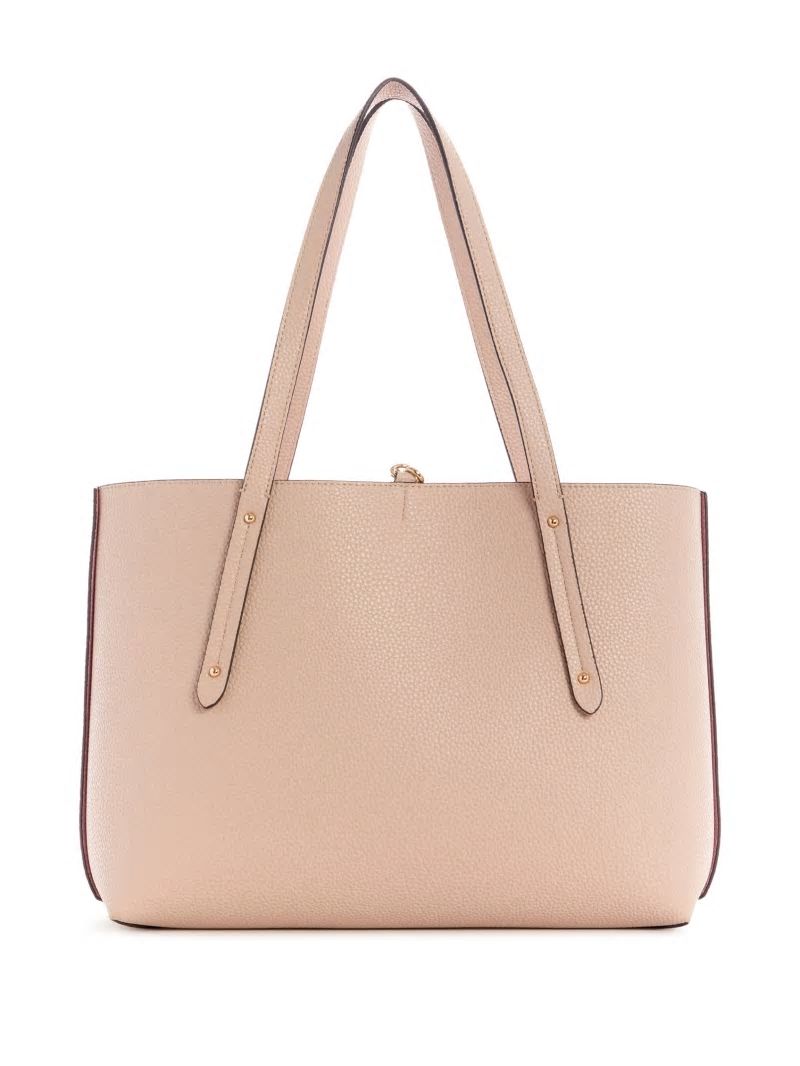Guess Eco Brenton Tote - Blue Magic N/Chvr W/Rnst Guess Eco Brenton Tote - Blue Magic N/Chvr W/Rnst