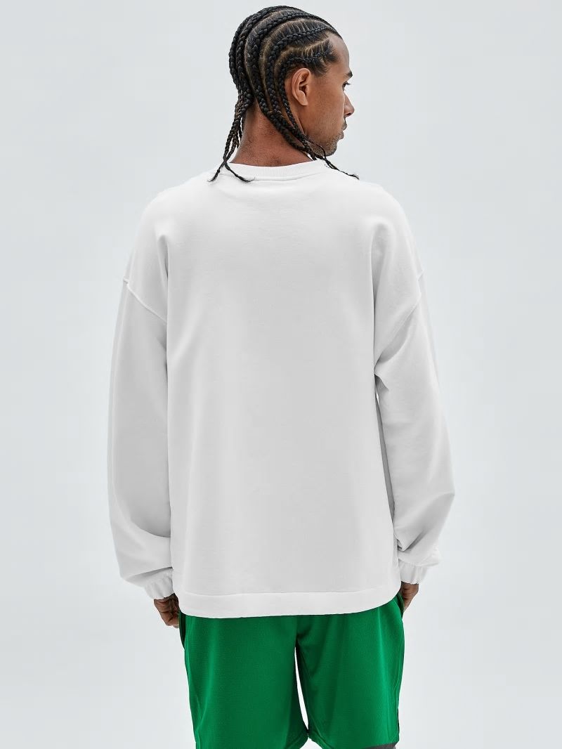 Guess GUESS Originals Drawstring Sweatshirt - Pure White Guess GUESS Originals Drawstring Sweatshirt - Pure White