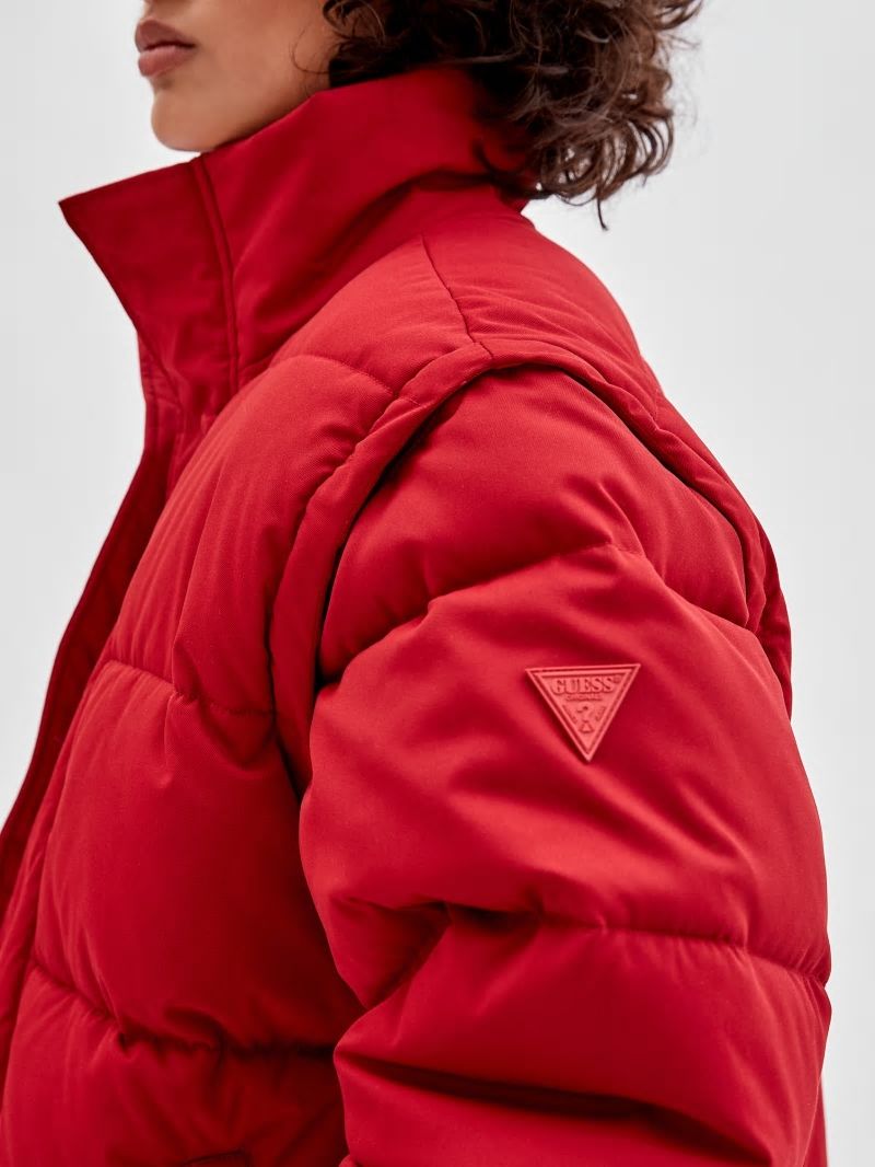 Guess GUESS Originals Puffer Jacket - Chili Red Guess GUESS Originals Puffer Jacket - Chili Red