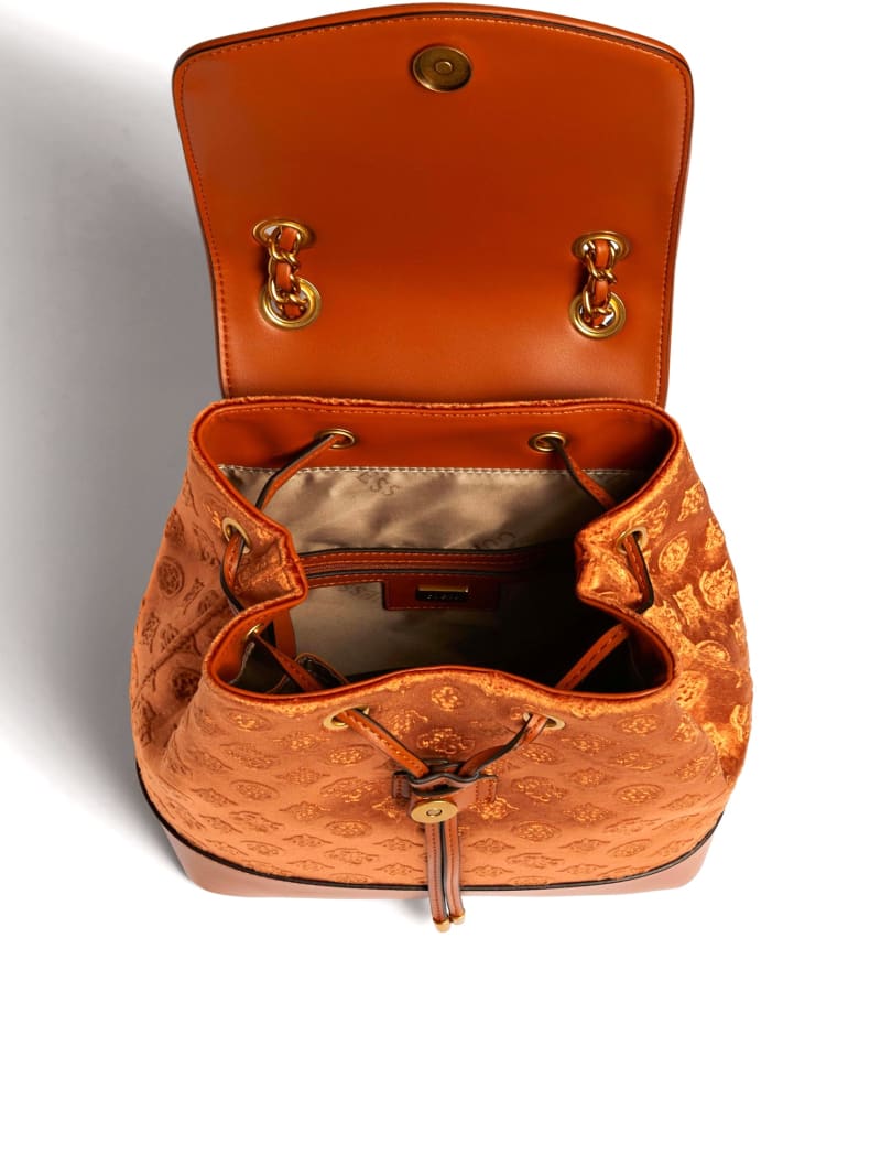 Guess Kimi Velvet Backpack - Rus Guess Kimi Velvet Backpack - Rus