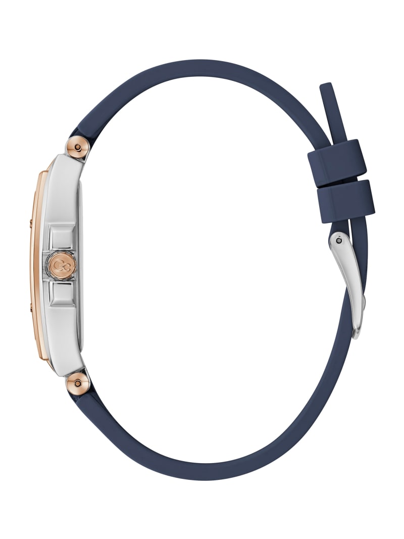 Guess Gc Petite Square Gold-Tone Analog Watch - Rose Gold Guess Gc Petite Square Gold-Tone Analog Watch - Rose Gold