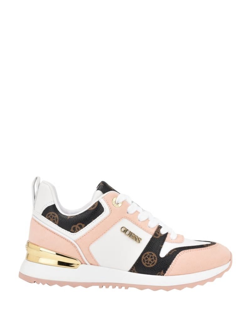 Guess Kadlin Logo Sneakers - Medium Pink Guess Kadlin Logo Sneakers - Medium Pink