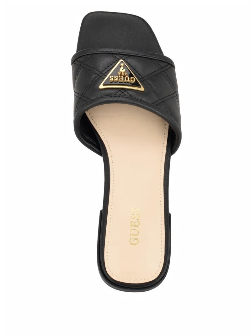 Guess Tameli Icon Slide Sandals - Black 001 Guess Tameli Icon Slide Sandals - Black 001