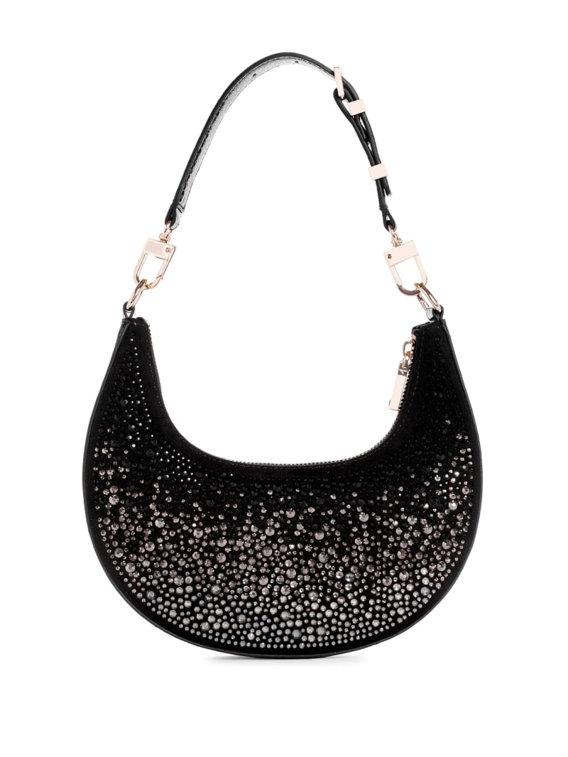 Guess Lua Rhinestone Shoulder Bag - Black Guess Lua Rhinestone Shoulder Bag - Black