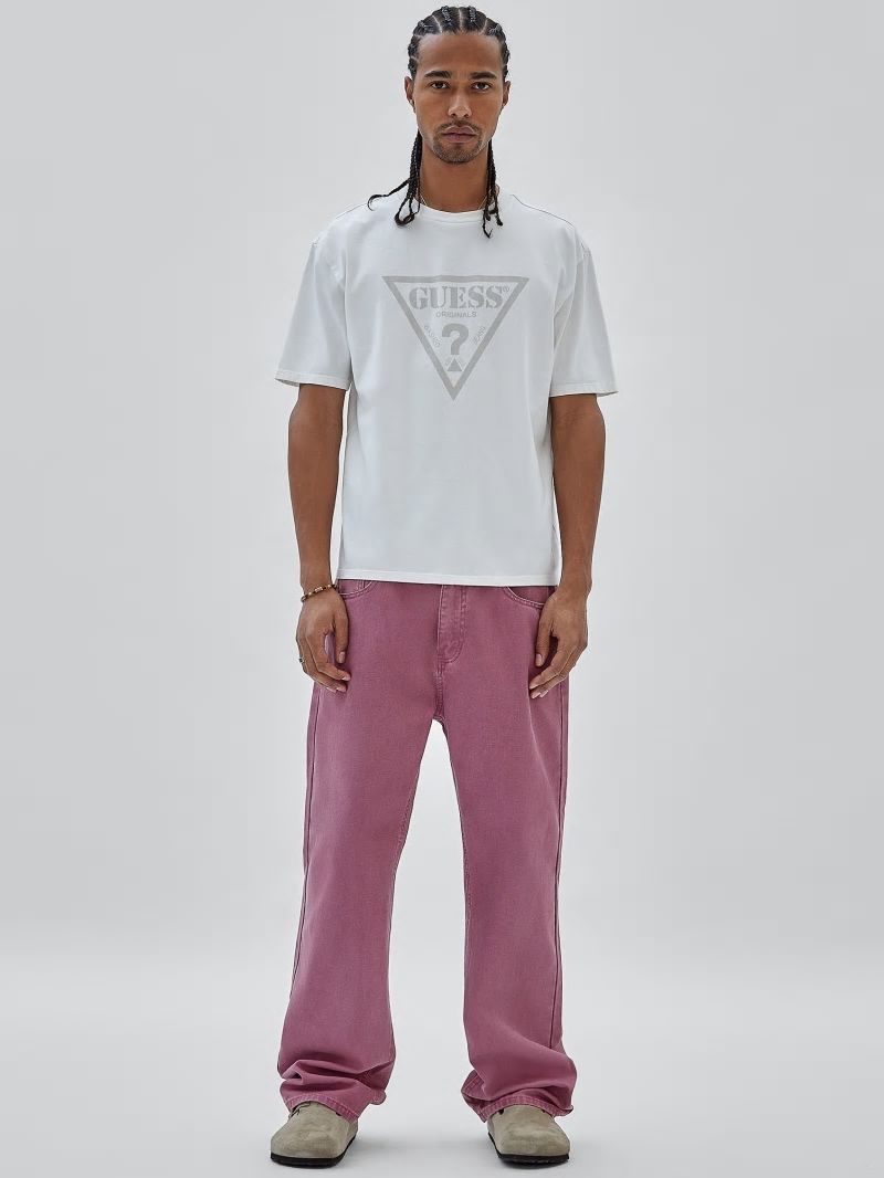 Guess GUESS Originals Relaxed Canvas Pants - Distressed Damson Multi Guess GUESS Originals Relaxed Canvas Pants - Distressed Damson Multi