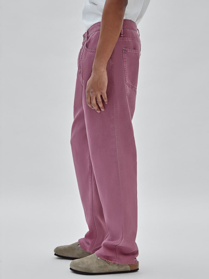 Guess GUESS Originals Relaxed Canvas Pants - Distressed Damson Multi Guess GUESS Originals Relaxed Canvas Pants - Distressed Damson Multi