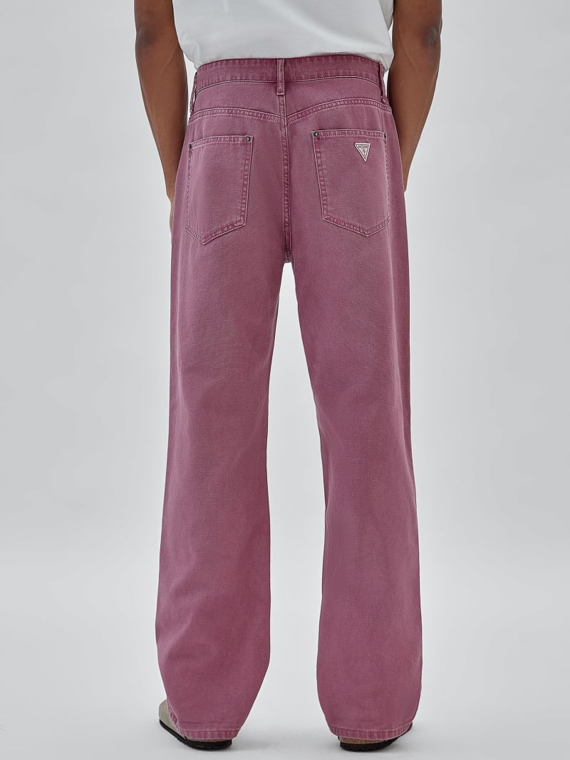 Guess GUESS Originals Relaxed Canvas Pants - Distressed Damson Multi Guess GUESS Originals Relaxed Canvas Pants - Distressed Damson Multi