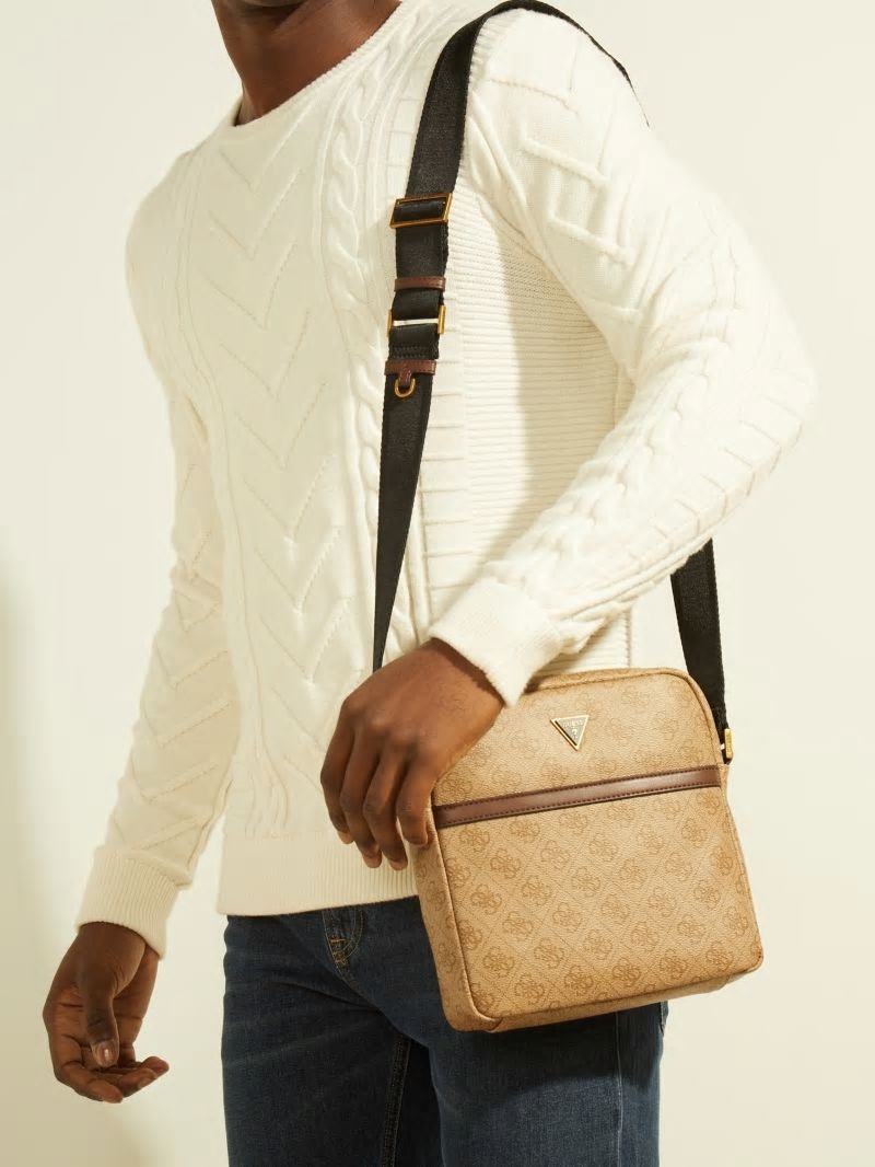 Guess Vezzola Flat Crossbody - Bamboo Guess Vezzola Flat Crossbody - Bamboo