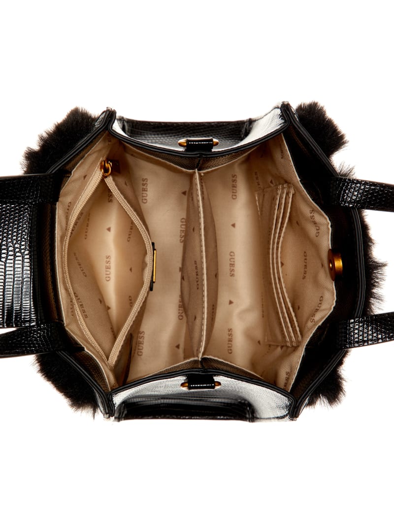 Guess Bergen Compartment Mini Tote - Black