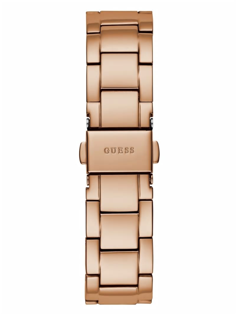 Guess Baroness Rose Gold-Tone Multifunction Watch - Rogd Guess Baroness Rose Gold-Tone Multifunction Watch - Rogd
