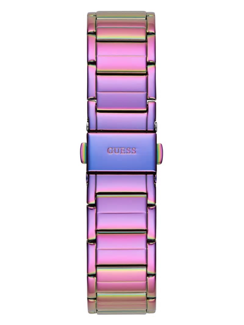 Guess Iridescent Crystal Cut-Through Multifunction Watch - Rose Gold Guess Iridescent Crystal Cut-Through Multifunction Watch - Rose Gold