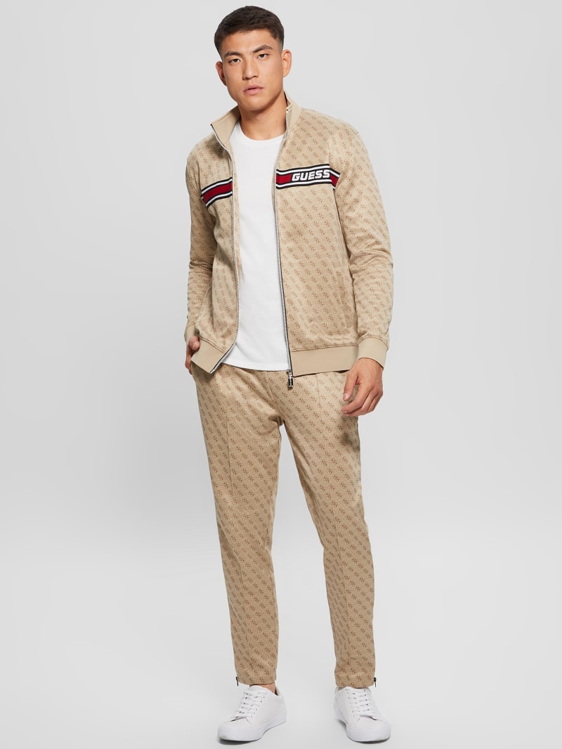 Guess Eco Korbin Track Pants - 4g Aop Beige Blanco Guess Eco Korbin Track Pants - 4g Aop Beige Blanco