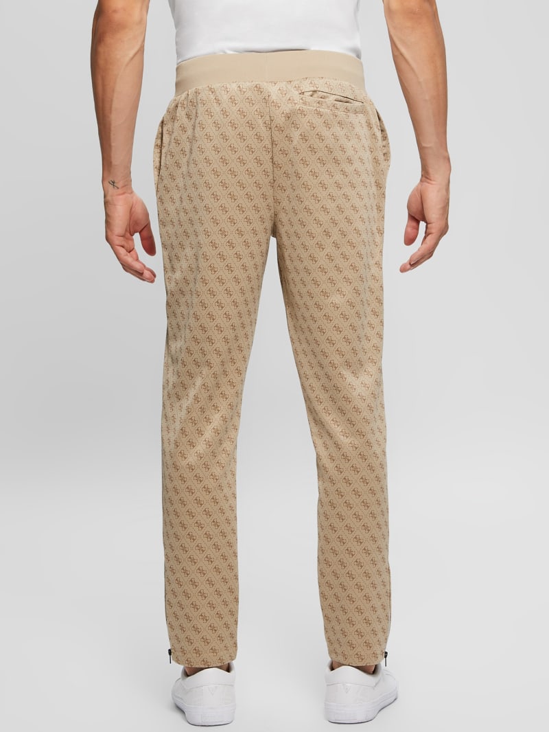 Guess Eco Korbin Track Pants - 4g Aop Beige Blanco Guess Eco Korbin Track Pants - 4g Aop Beige Blanco