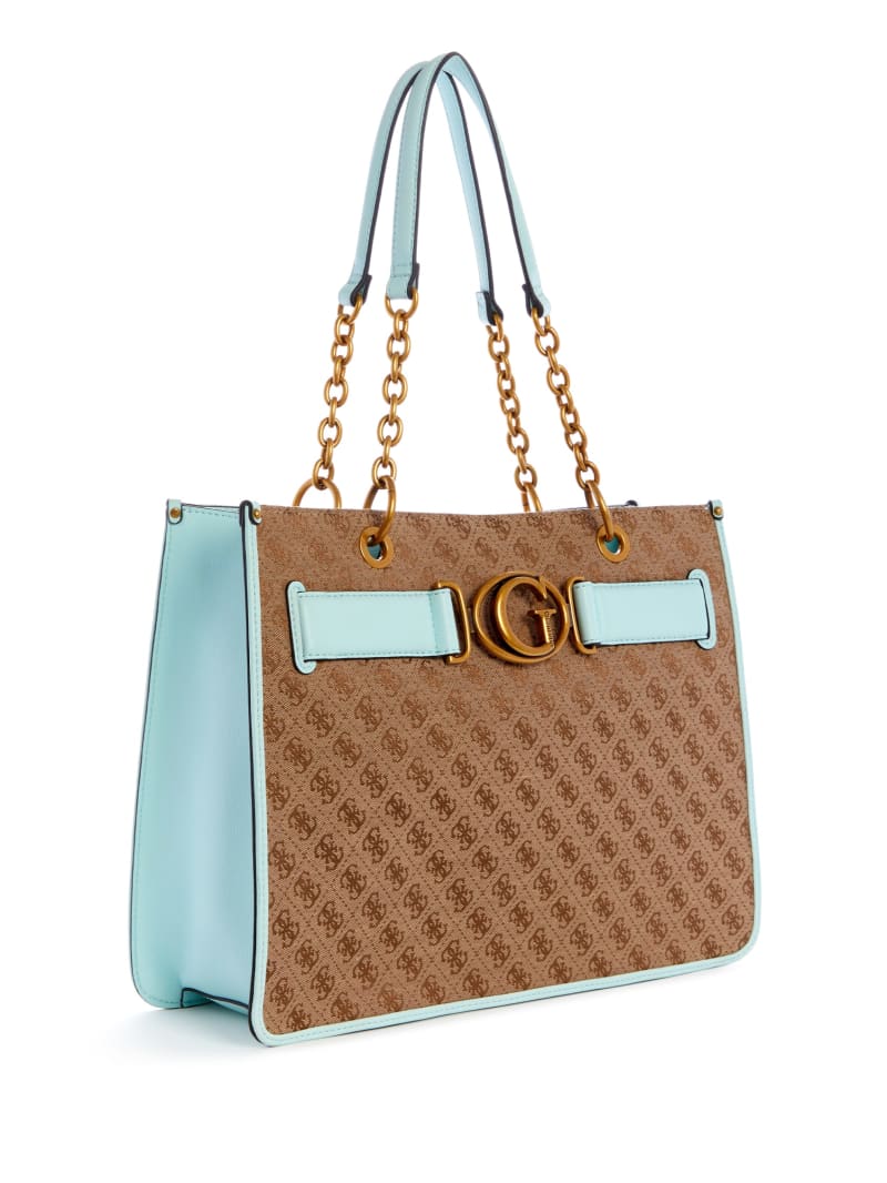 Guess Aviana Tote - Latte/Surf Guess Aviana Tote - Latte/Surf