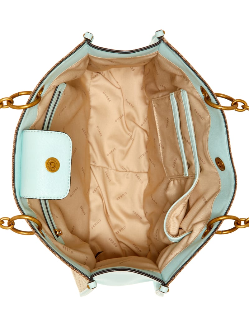 Guess Aviana Tote - Latte/Surf Guess Aviana Tote - Latte/Surf