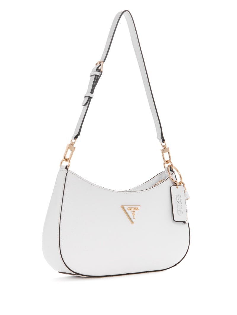Guess Noelle Shoulder Bag - White Guess Noelle Shoulder Bag - White