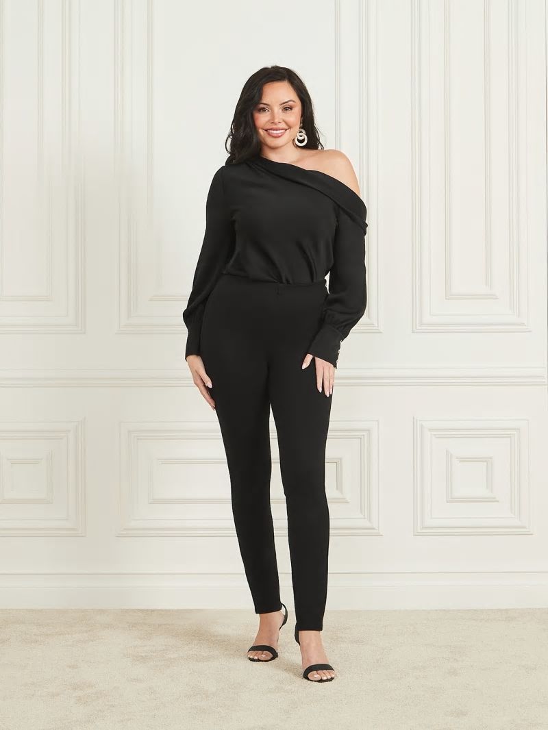 Guess Dulcie Off-the-Shoulder Top - Black Guess Dulcie Off-the-Shoulder Top - Black