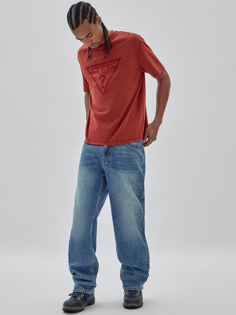 Guess GUESS Originals Triangle Tee - Chili Red Multi Guess GUESS Originals Triangle Tee - Chili Red Multi