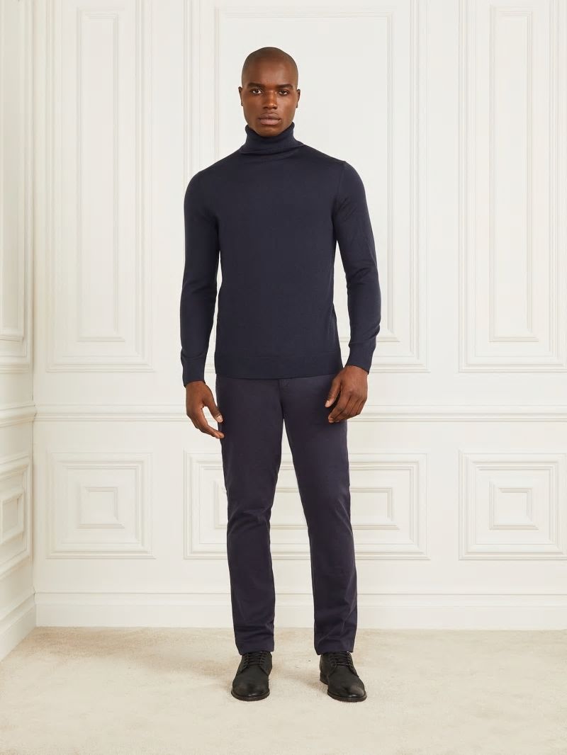 Guess Eco Hugh Easy Chino Pant - Bleu &eacute;L&eacute;Gant